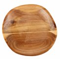 Acacia wood plate Frinton, H2.6x21.5x20.3cm