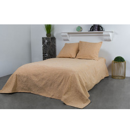 Bed cover Grain, sand colour, 220x260cm