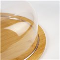 Bamboo plate Frilele w lid, H15.5cm, D30cm