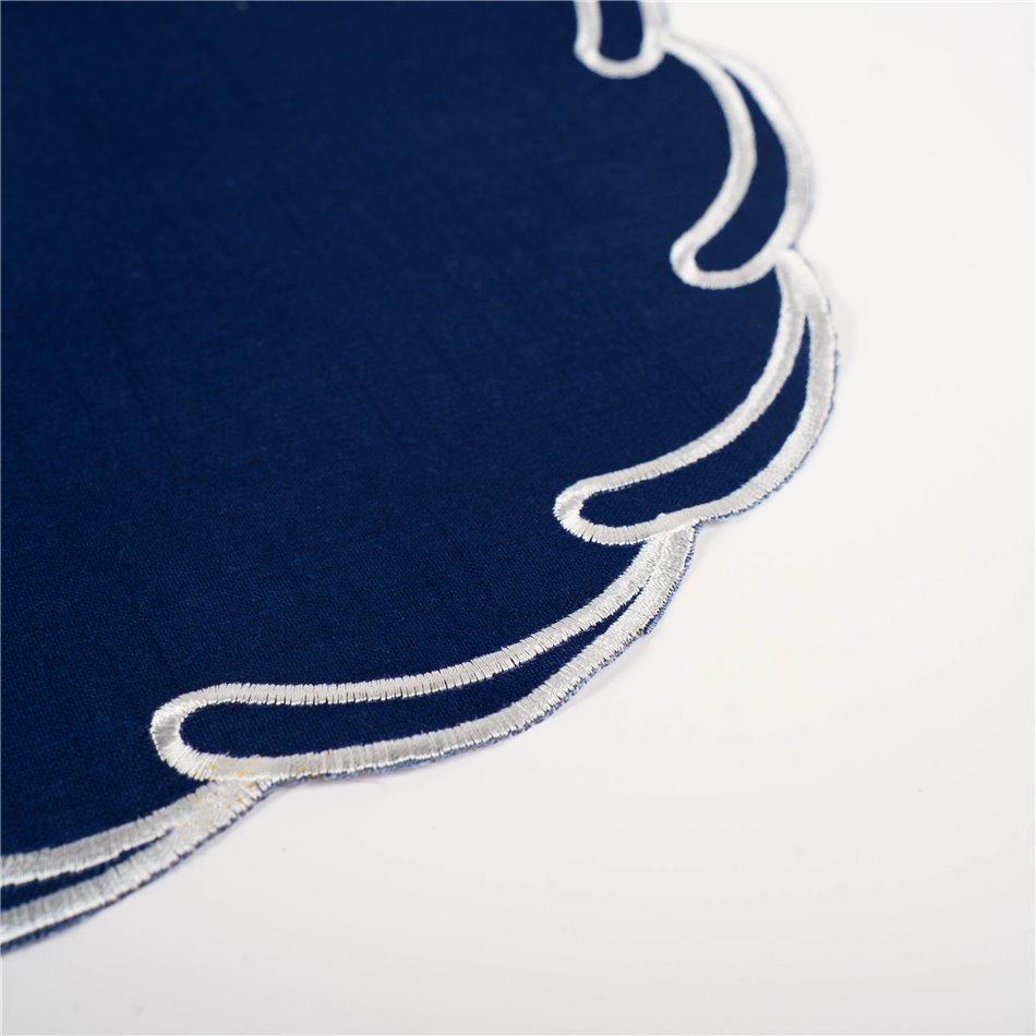 Placemat Palanga, blue, D38cm