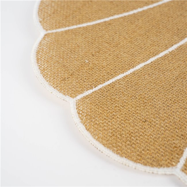 Placemat Palatto, sand color, D38cm
