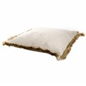Decorative pillow Jumis, taupe, velvet, 50x50cm