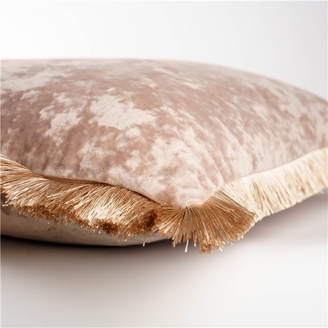 Decorative pillow Jumis, mauve, velvet, 50x50cm