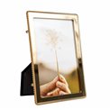 Photo frame Kaira, gold color, 10x15cm photograph, H17x12x10cm