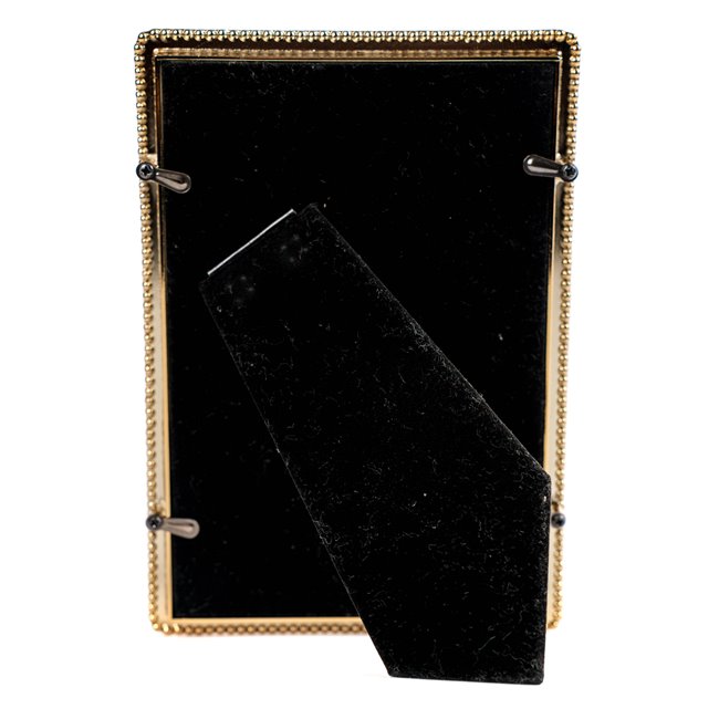 Photo frame Kaira, gold color, 10x15cm photograph, H17x12x10cm