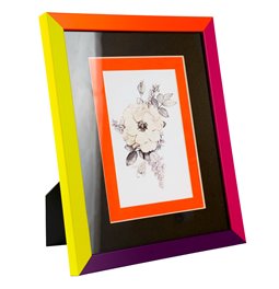 Photo frame Kally colored, 10x15cm photograph, H25.5x20.5x11.5cm