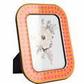 Photo frame Kira, yellow/pink, 13x18cm photograph, H23x18x13cm