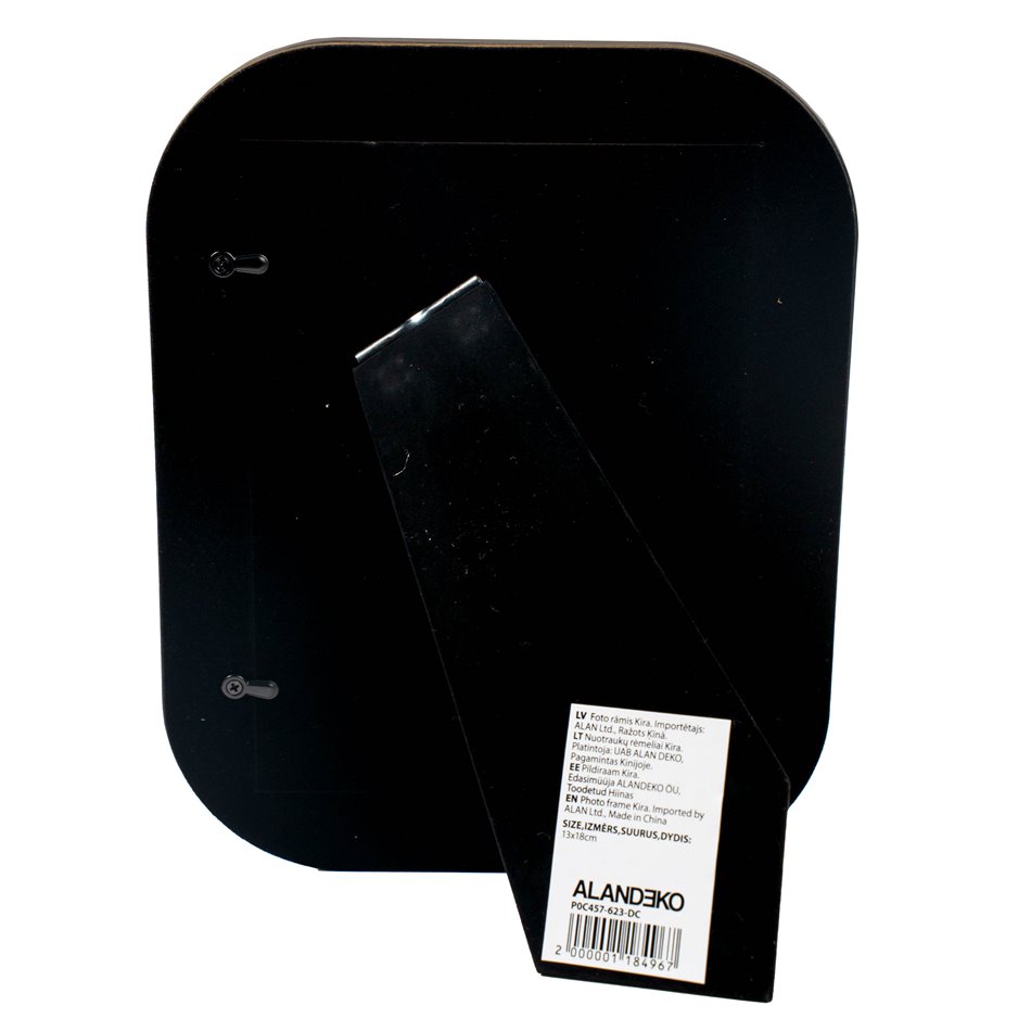 Photo frame Kira, yellow/pink, 13x18cm photograph, H23x18x13cm