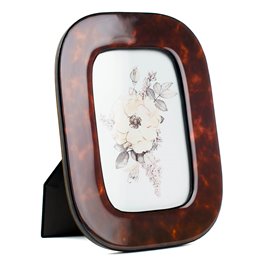 Photo frame Klaids, brown, 10x15cm photograph, H20.5x15.5x9cm