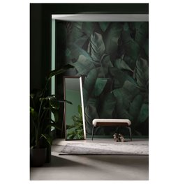 Bench Marc, brown/light beige, H50x140x45cm