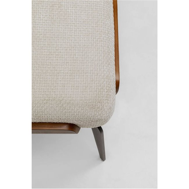 Bench Marc, brown/light beige, H50x140x45cm