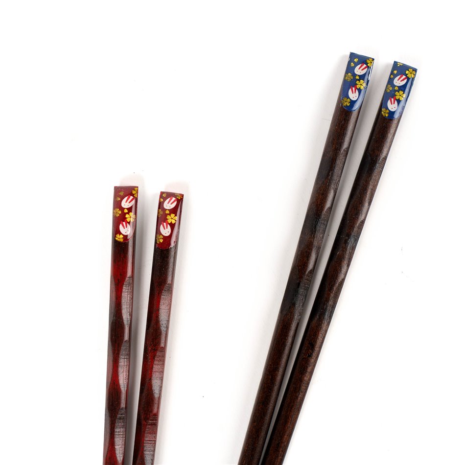Wood chopstick 2 set, 23.5cm