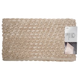 Bathmat Vanamo, sand color, 70x120cm