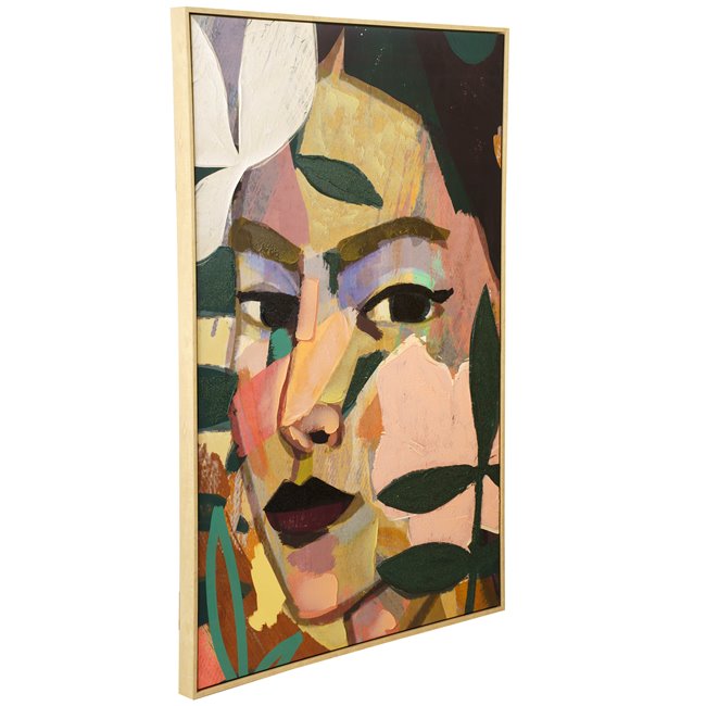 Canva Face, multi, 120x80x4.2cm