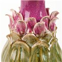 Vase Pink, ceramic, H27.5x14.5x14.5cm