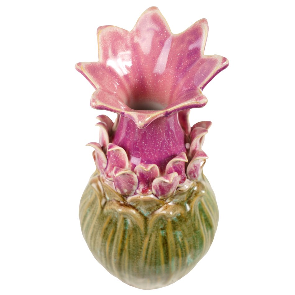 Vase Pink, ceramic, H27.5x14.5x14.5cm