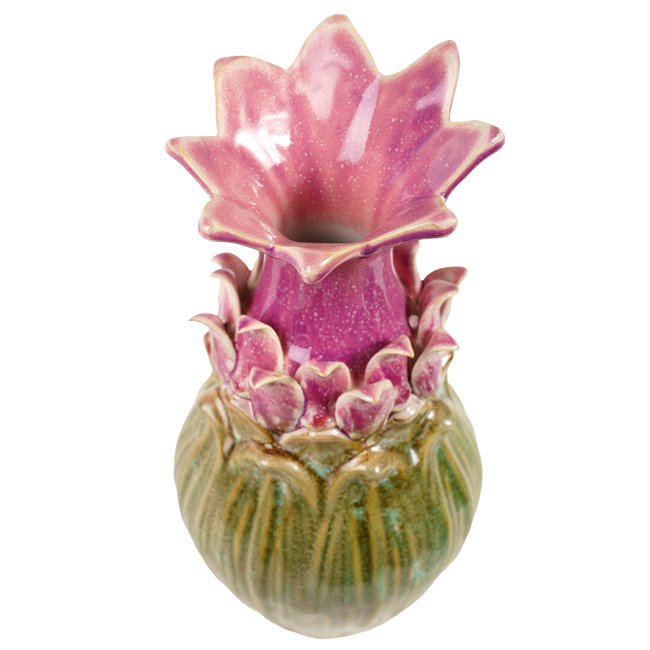 Vase Pink, ceramic, H27.5x14.5x14.5cm