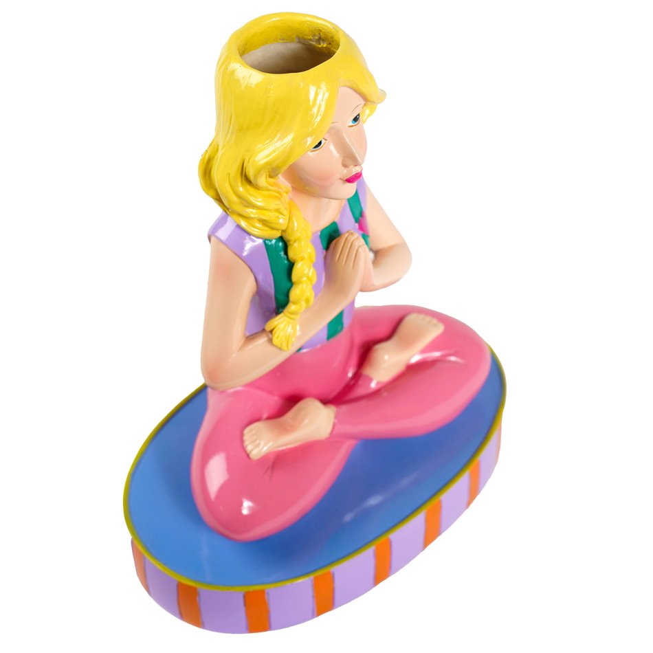 Vase Yoga Lady L, multi, H25x21.5x13cm