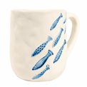 Mug Pina multi, blue/white, 600ml, H10.5x8.7x12.5cm
