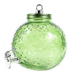 Winteria Beverage dispencer christmas ball 5.7 L green, H28x23x26.5cm
