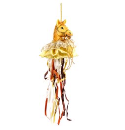 Christmas decor Princess horse, brown