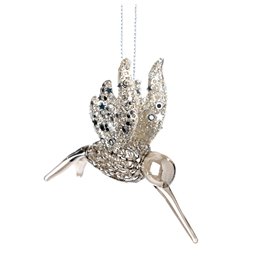 Christmas tree ornament Bird,  6x8cm