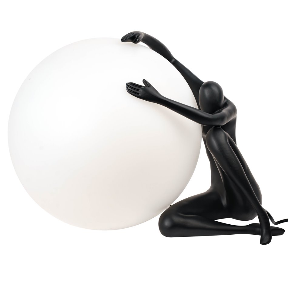 Table lamp Ramma II black, H37x39x52cm, E27 40W(MAX)