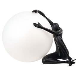 Table lamp Ramma II black, H37x39x52cm, E27 40W(MAX)