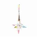 X-mas decor STAR WITH BEADS, 13.8x8.8x9cm