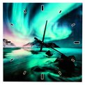 Painting wall clock Aurora, 60x60cm