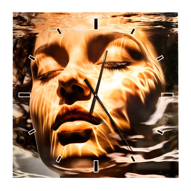 Painting wall clock In a dream, 60x60cm