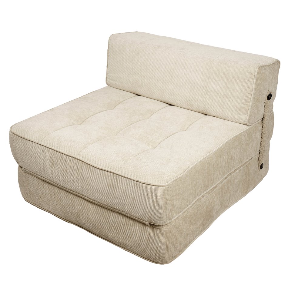 Sofa bed Valady, oatmeal 06, beige, H62x82x86cm, seat height 33cm