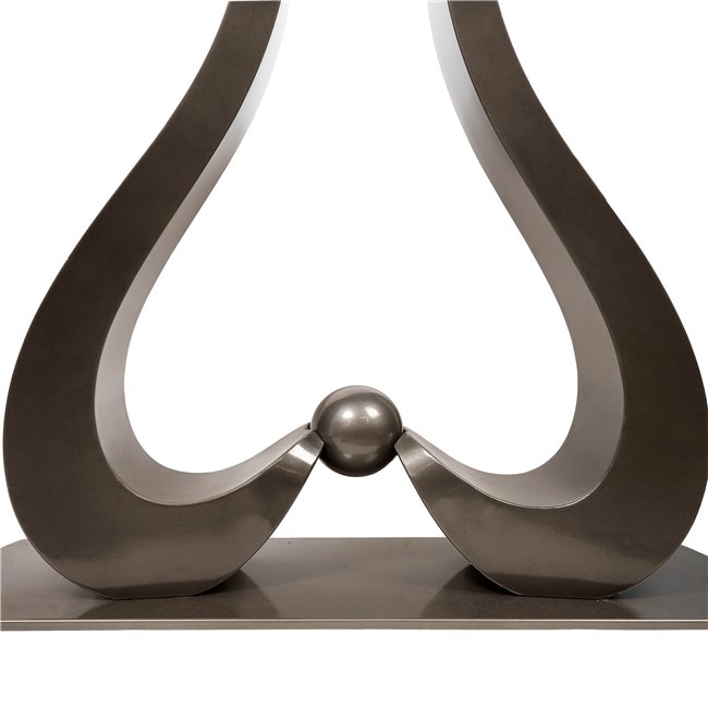 Console Walsend, metal/marble, H85x140x40cm