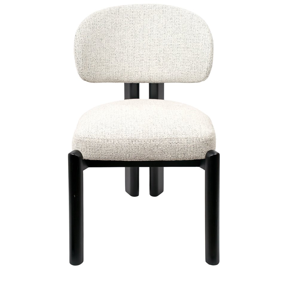 Dining chair Oliveira grey 104, H84x52.5x61cm