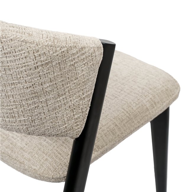 Dining chair Oliveri beige 6, H80.5x51x57cm