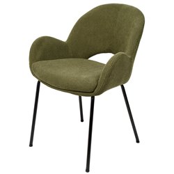 Dining chair Tirnova green, H82x61x59cm, seat height 48.5cm