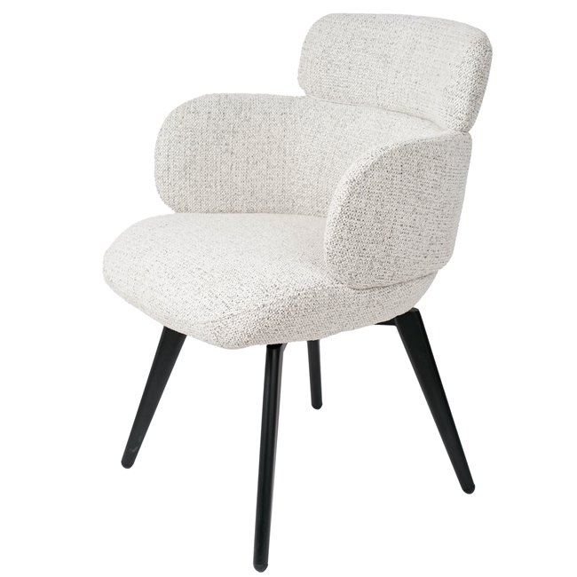 Dining chair Olivone, light grey 104, H82x58x60cm