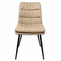 Dining chair Tirro 20753 cappuccino, H84.5x62.5x47.5cm, seat height 49.5cm