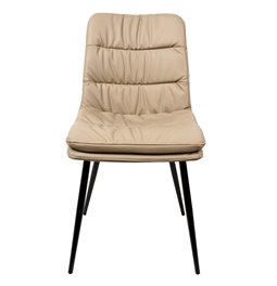 Dining chair Tirro 20753 cappuccino, H84.5x62.5x47.5cm, seat height 49.5cm