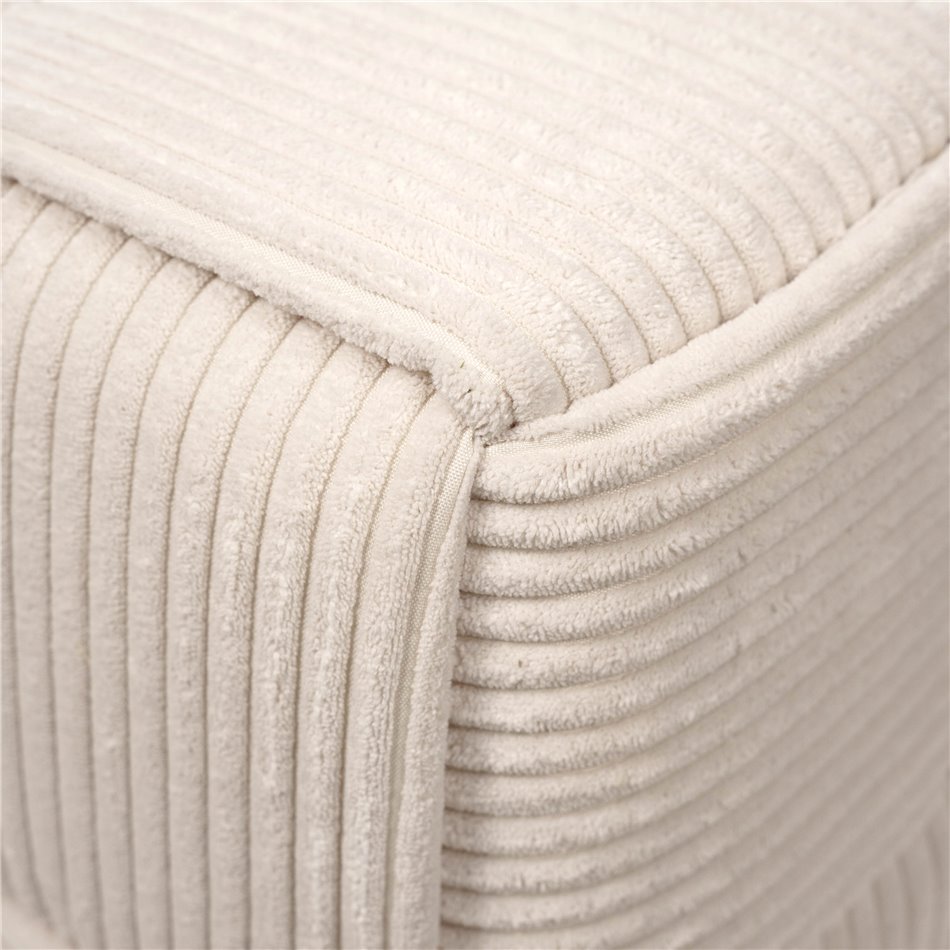 Пуф Tresse Scott, бежевый, H38x36x36cm