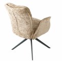 Dining chair Fiorentino 39, rotatable 360 degrees, brown,  H88x66x63cm, seat height 48.5cm