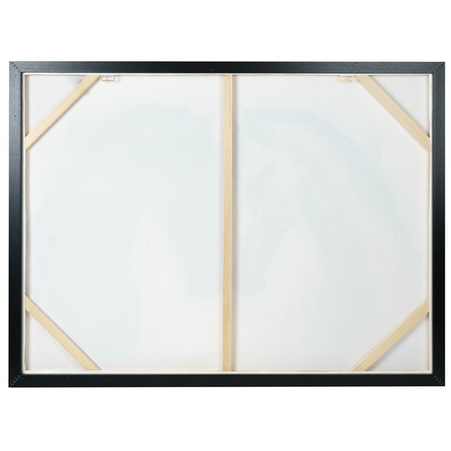 Canva Black and white horses, 120x90x4cm