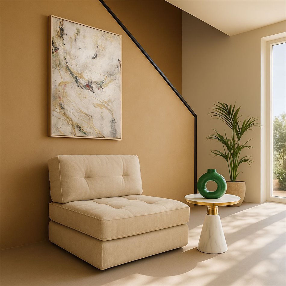 Картина на холсте Abstract gold accenteo, 90x120x4cm