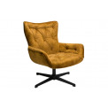 Кресло Sellano, золотой цвет, 85x77x89cm, высота сиденья 40cm