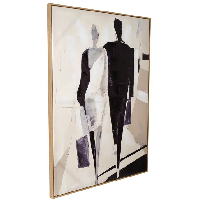 Canva Woman and men, 90x120x4cm