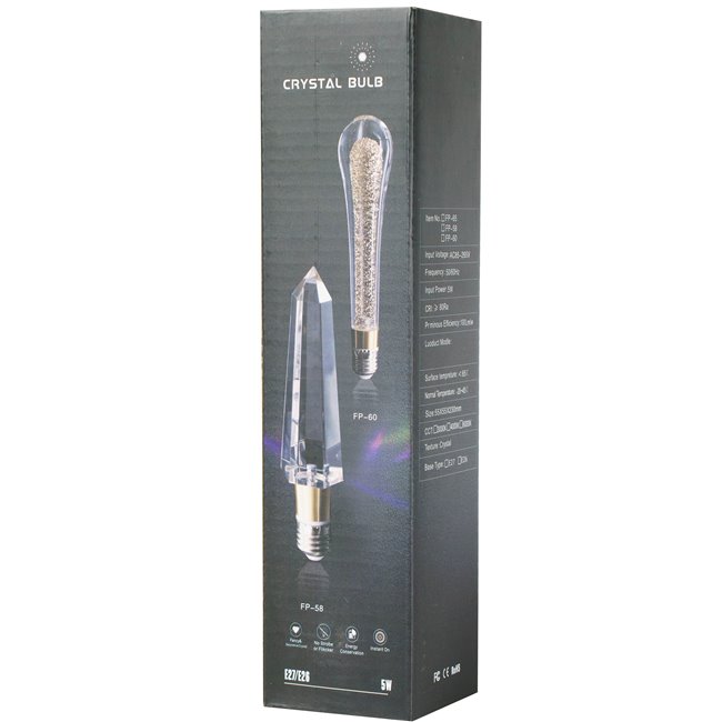 Decorative bulb Selva LED, E27 5W, 500lm, 3000K, H23x5x5cm