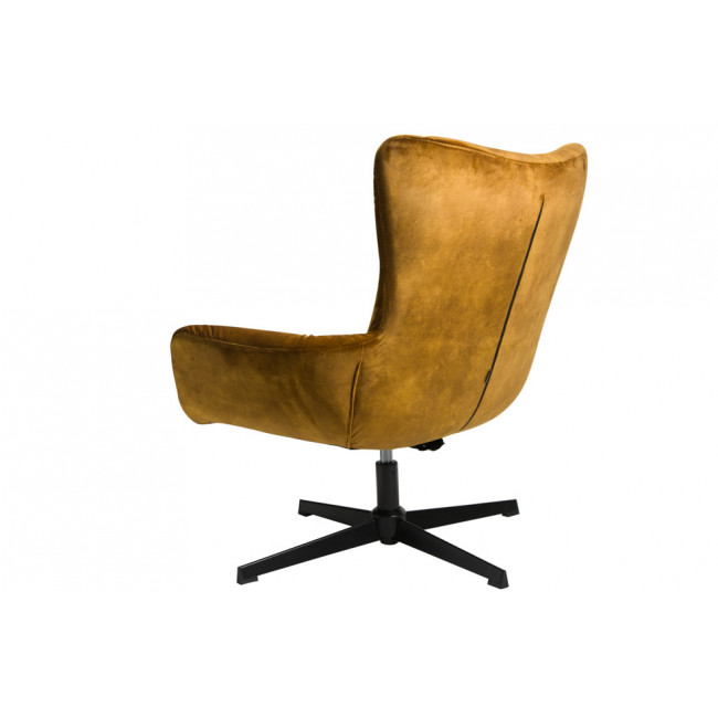Chair Sellano, golden colour, 85x77x89cm, seat height 40cm