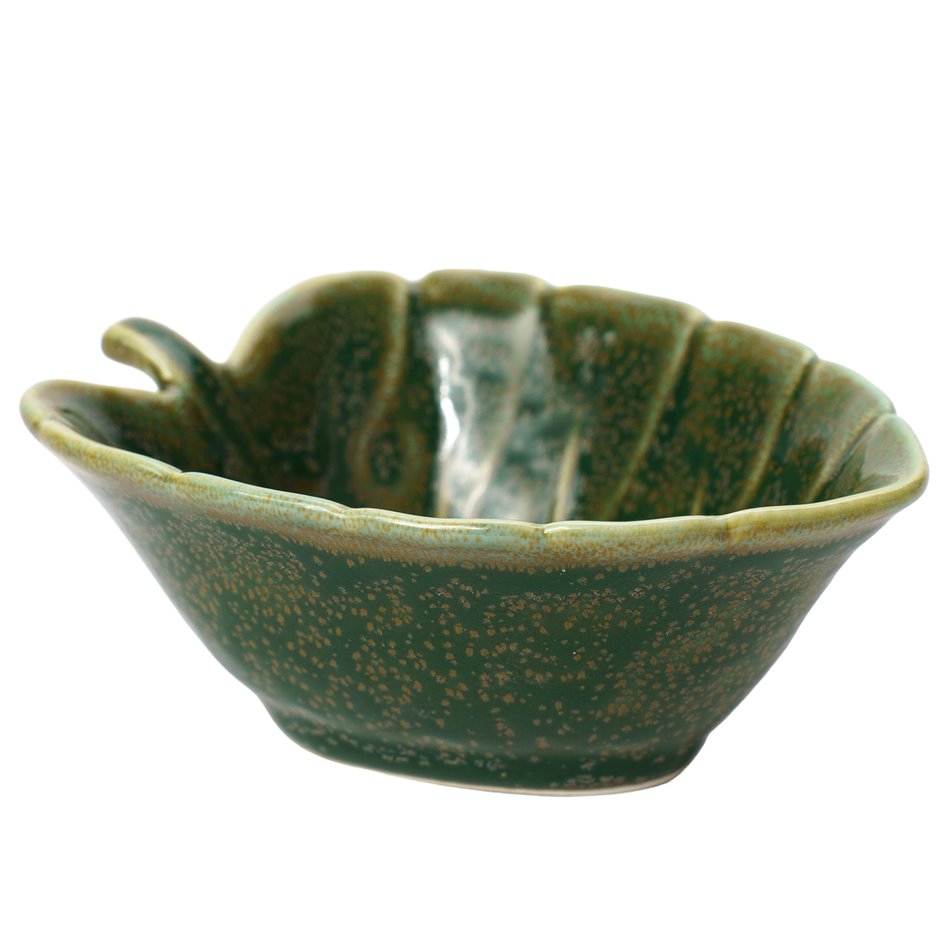 Decorative tray Tarha, green, 12.1x9.2cm H4.5cm