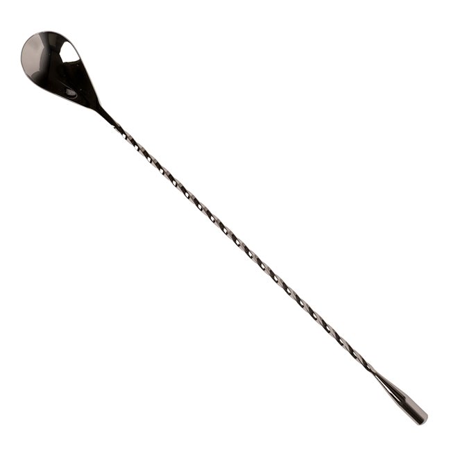 Twisted spoon Moonlight, silver color, 30x3x0.5cm
