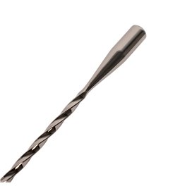 Twisted spoon Moonlight, silver color, 30x3x0.5cm